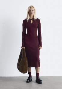 Платье & other stories Shift dress, Burgundy/Bordeaux