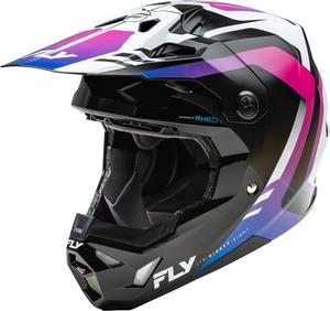 Шлем Fly Racing Youth Formula CP Krypton, White/Black/Purple
