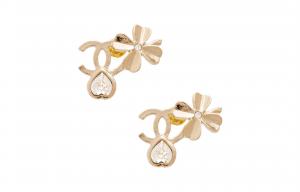 Chanel Женские золотые серьги