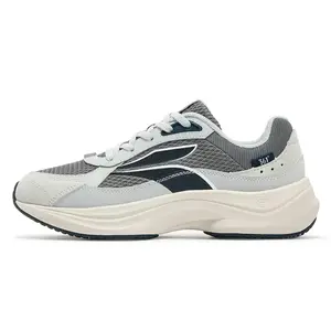 Дышащие массивные кроссовки низкие женские серые 361°, Graphite Gray/Photon Gray