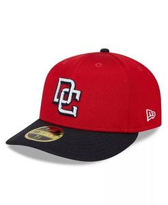Мужская красная бейсболка Washington Nationals 2024 Batting Practice Low Profile 59FIFTY Fitted Hat New Era