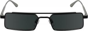 Прямоугольные солнцезащитные очки Calvin Klein Ck24111s, Matte Black