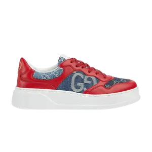 Кроссовки Gucci Gucci GG Sneaker 'Red Blue Denim', красный