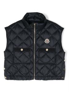 Moncler Enfant стеганый жилет Garonna, синий