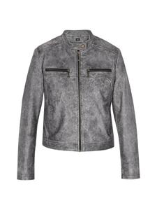 Кожаная куртка DreiMaster Vintage, серый