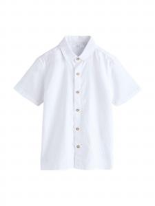 Next Рубашка на пуговицах Regular fit в белом цвете