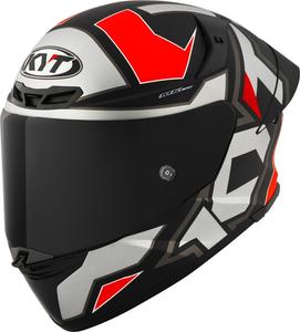 Шлем KYT tt-revo electron, Grey Matt/Red