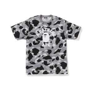 Футболка 1st Camo One Point A BATHING APE, серый камуфляж