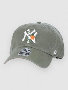 Бейсболка 47Brand MLB NY Yankees Thorn '47 Clean Up Cap, moss