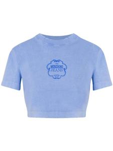 MOSCHINO JEANS футболка с логотипом, синий