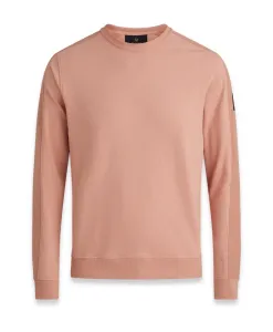 Ржаво-Розовая флисовая толстовка Belstaff, розовый