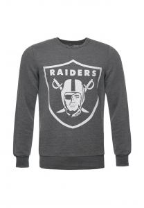Толстовка Raiders Classic Vintage для всех фанатов Las Vegas Raiders Re:Covered, серый