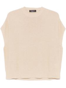 Топ тонкой вязки Fabiana Filippi, нейтральный