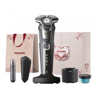 Подарочный набор S8850 роторная электробритва с тремя лезвиями и центром очистки полностью водонепроницаемая PHILIPS