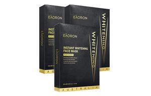 Eaoron Bright Needle Black осветляющая увлажняющая маска для лица 3 упаковки по 25мл*5 штук