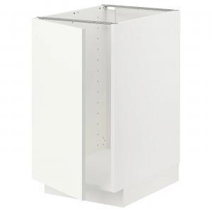 Тумба под раковину METOD IKEA, 40x60x70 см, цвет white/vallstena white