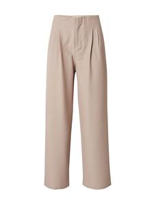 Брюки со складками спереди ONLY Loose fit Pleat-Front Pants ONLMARION, бежевый