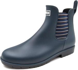 Унисекс резиновые короткие ботинки Amoji Chelsea для дождя 919, Navy