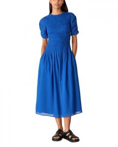 Платье Avery со сборками Whistles, синий