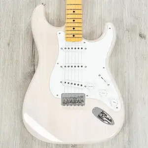 Гитара Fender Custom Shop 1955 Vintage Time Capsule Hardtail Stratocaster, состаренный белый блонд