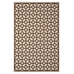 Липовый кружевной ковер Safavieh, коричневый, 199x199 см