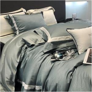 WQQ2878FFFFWAAAAA Комплект постельного белья из 100% хлопка 1200 нитей синего цвета Blue