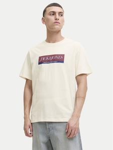 Футболка regular fit Rinwood 12283628 Jack & Jones, экрю