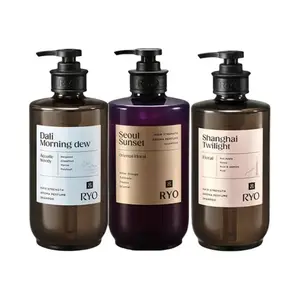 Увлажняющий и укрепляющий шампунь с ароматом для волос Ryo, three-piece set: dali shampoo 580ml+shanghai night shampoo 580ml+seoul sunset shampoo 580ml