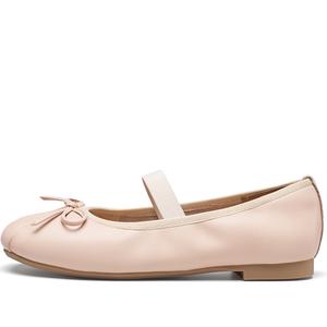 Туфли Мэри Джейн для женщин черные бежевые белые YEARCON, розовые