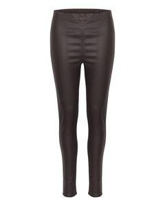 Кожаные штаны Cream Skinny Leggings Tabea, цвет mocha