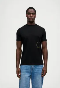 Футболка с круглым вырезом и принтом Karl Lagerfeld, Black