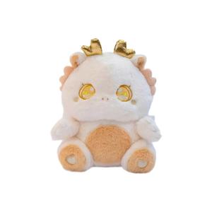 Милые плюшевые игрушки маленького дракона высотой 30 см AZLCL, Cute Cartoon Little Dragon[White]