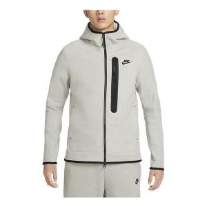 Толстовка Nike Sportswear Tech Fleece Full-Zip Winterized Hoodie 'Light Grey', серый