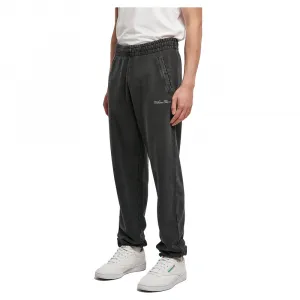 Спортивные штаны Urban Classics с мелкой вышивкой, черный