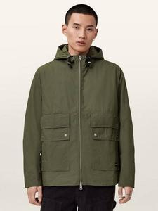 Куртка Morten с капюшоном AllSaints, Green Khaki