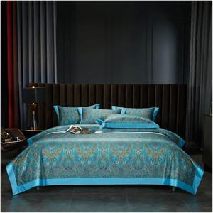 YUSIWOAL Комплект постельного белья винтажный шоколадно-коричневый бохо из египетского хлопка 1000TC