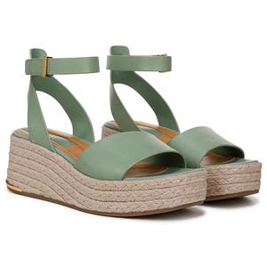 Платформенные эспадрильи Tiffany Franco Sarto, aloe green leather
