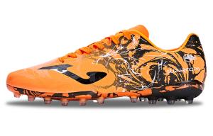 Joma Мужские футбольные бутсы MG с короткими резиновыми шипами для искусственного покрытия антискользящие износостойкие оранжево-белые, цвет Orange