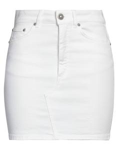 Джинсовая юбка Dondup, белый