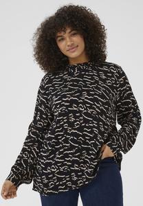 Блуза LUNE Kaffe Curve, черный