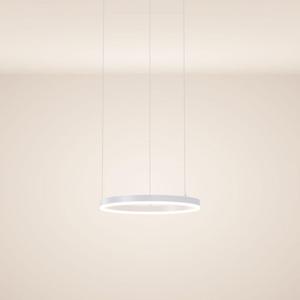 Светодиодная подвесная лампа s.luce, 40x40x3,3 см, белый