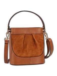 Сумка через плечо Toscanto, кожа, светло-коричневый цвет, около 18 см Toscanto