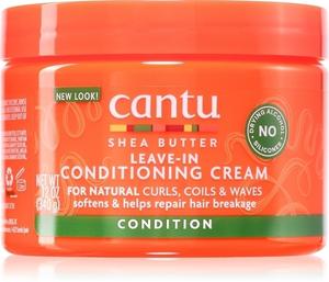 Несмываемый кондиционер с маслом ши для волнистых и вьющихся волос Cantu, 340 гр