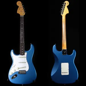 Fender Custom Shop Fat 66 Strat Lake Placid Blue, классическая гитара для левши, LH