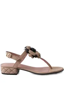 Кожаные сандалии Pretty Ballerinas, нейтральный