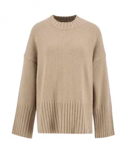 Вязаный свитер Софии Barbour, бежевый