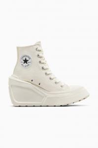 Кроссовки Converse Chuck 70 De Luxe на танкетке, белый