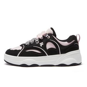 FILA FUSION Кроссовки для лонгборда WINDROUND DX, амортизирующие, низкие, для скейтбординга, женские, черно-белые