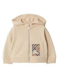 Худи Check Label BURBERRY KIDS, нейтральный
