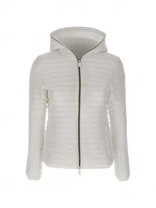 Стеганая куртка с капюшоном Save The Duck, белый